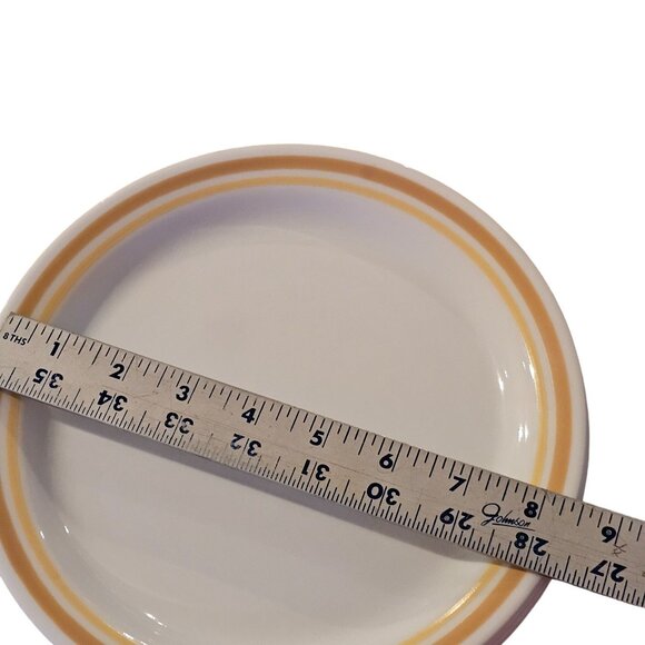 Corelle Almond Appetizer Salad Plates 8" set-4 Corning tan gold retro dishes - Picture 11 of 11